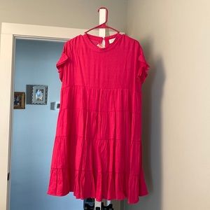 Pink dress - size large!